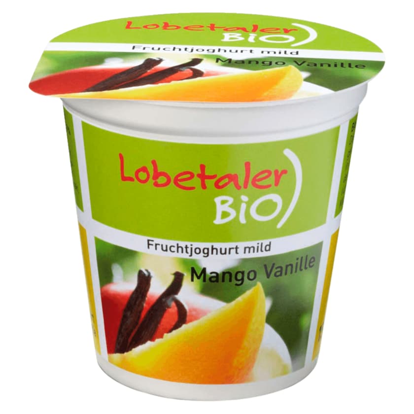 Lobetaler Bio-Joghurt Mango-Vanille 150g
